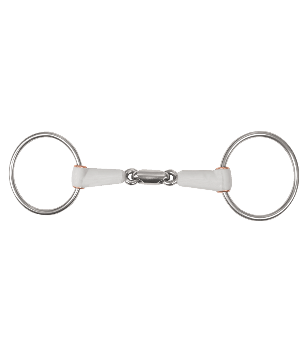 Snaffle, double jointed, 7.5cm ring