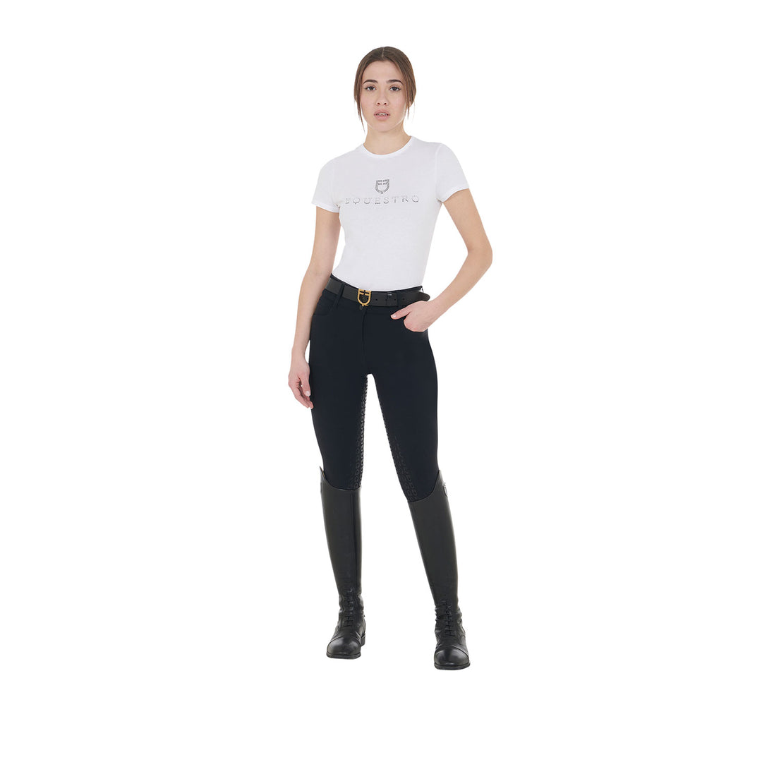 Women's high-waisted full grip breeches