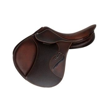 Evolution saddle with calfskin leather