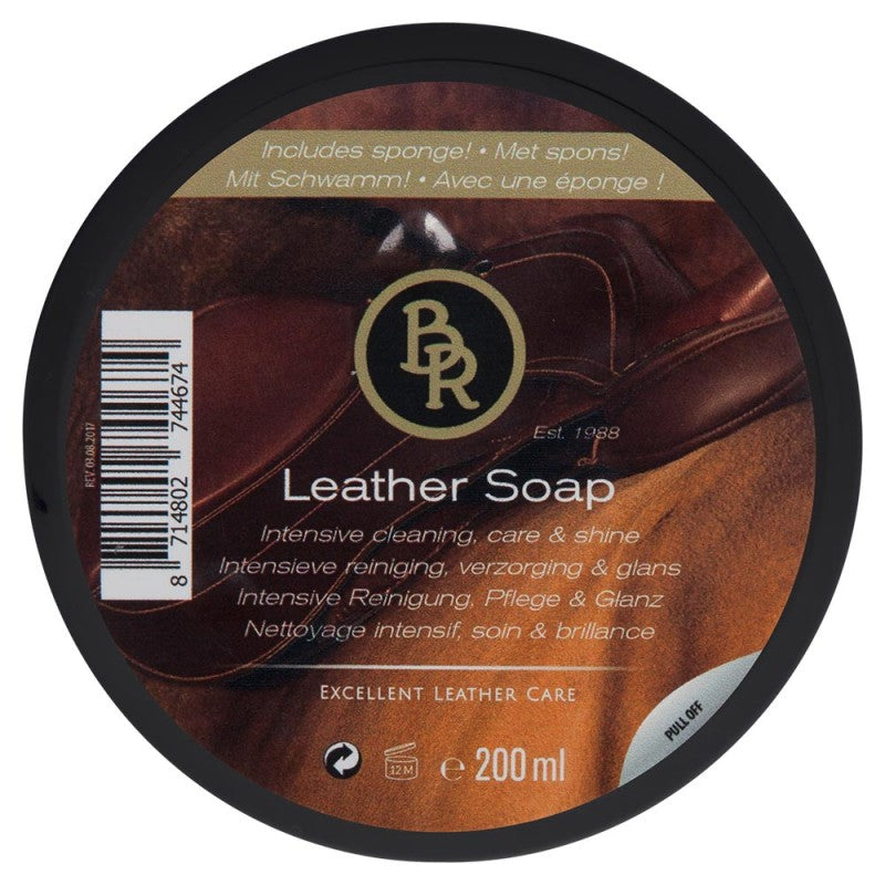 Leather soap