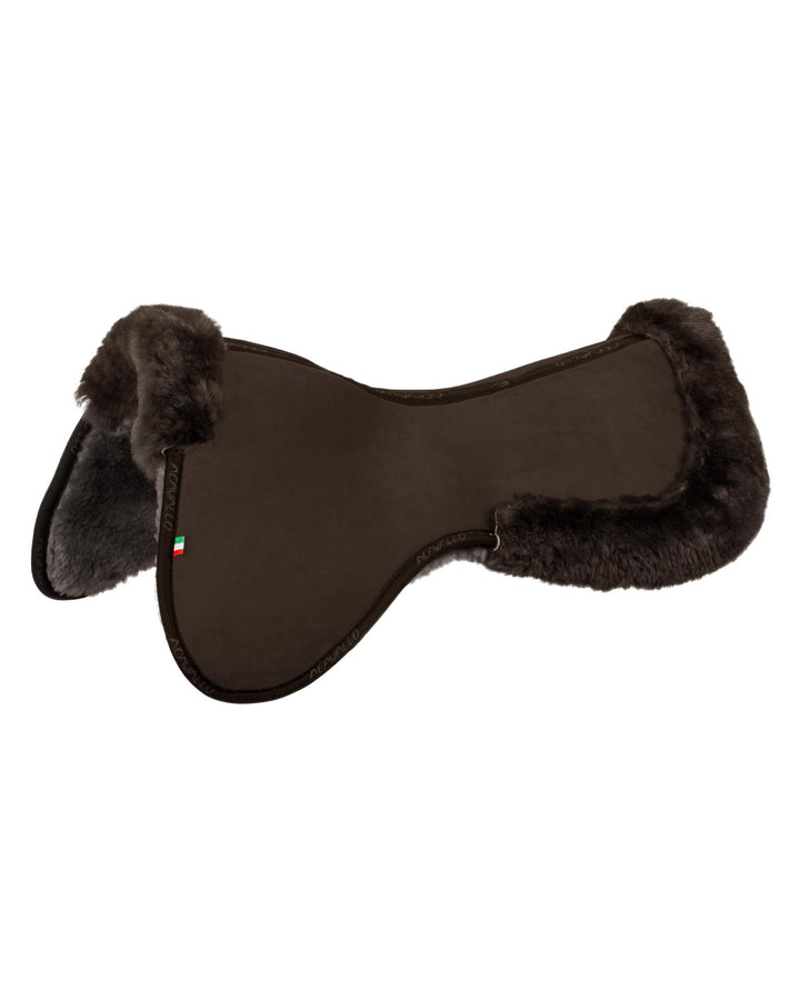 Close contact memory foam half pad full sheepskin