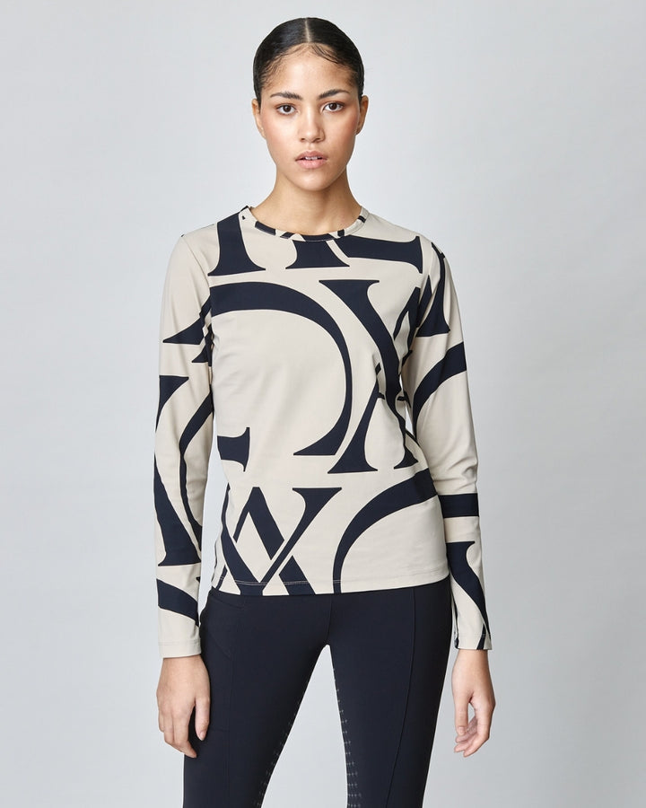 Monogram long sleeves shirt