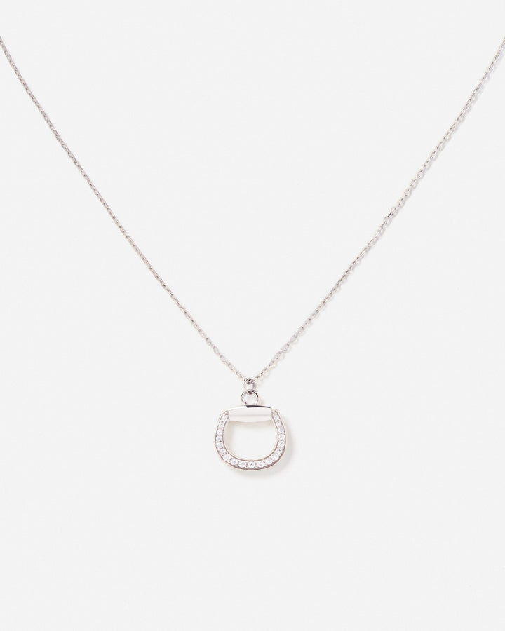 Connection Necklace with White Diamonds