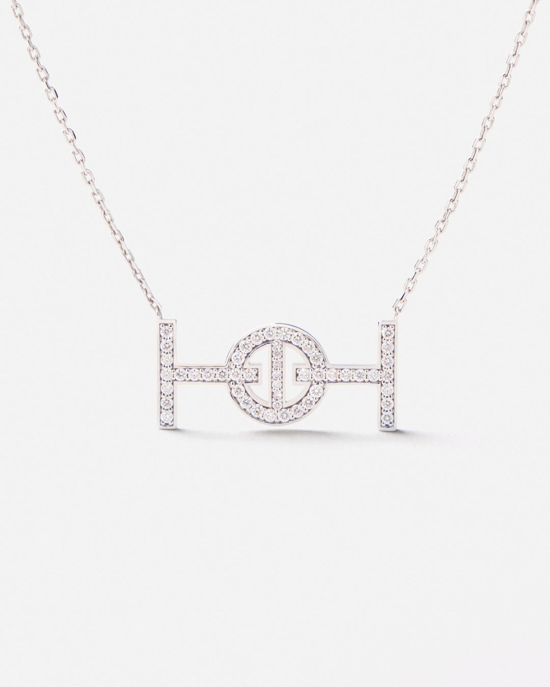 Challenge Necklace with White Diamonds