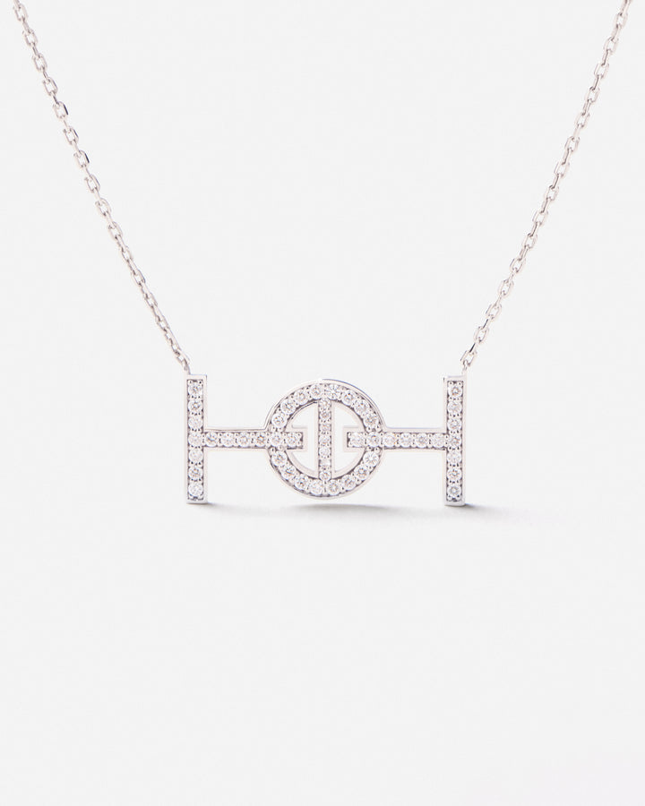 Challenge Necklace with White Diamonds