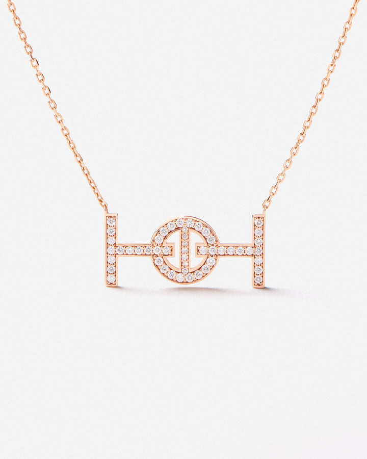 Challenge Necklace with White Diamonds