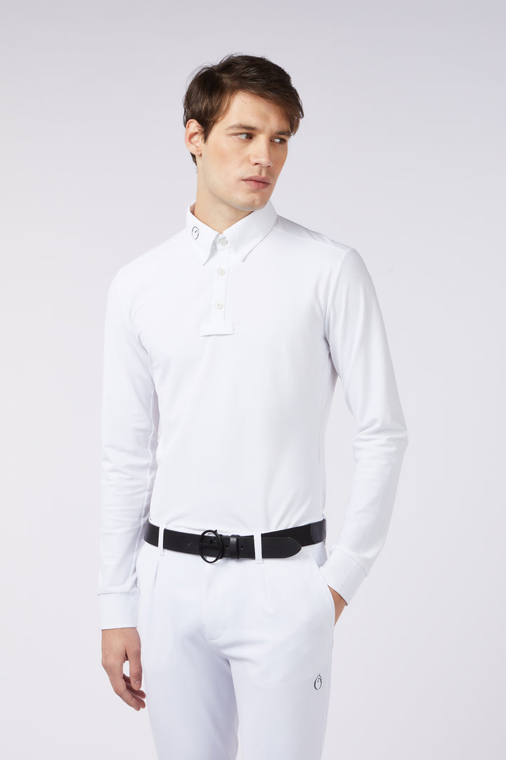 Bobbio polo shirt long sleeves