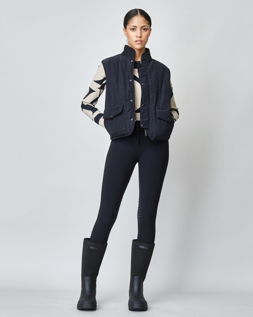 Quilted Riding Vest