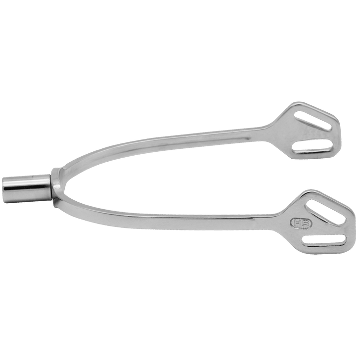 ULTRA fit SLIMLINE spurs with Balkenhol fastening - Stainless steel, 15 mm flat