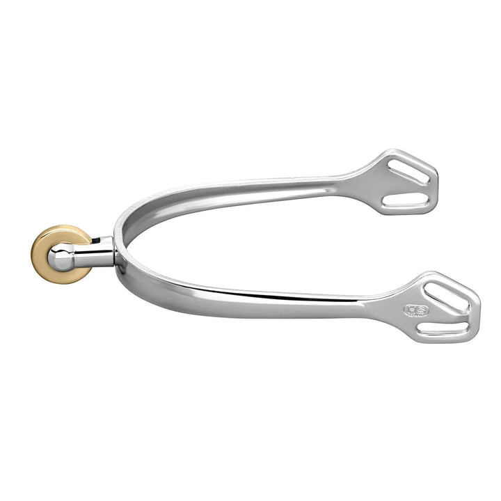 ULTRA fit spurs with Balkenhol fastening - Stainless steel, 25 mm rounded