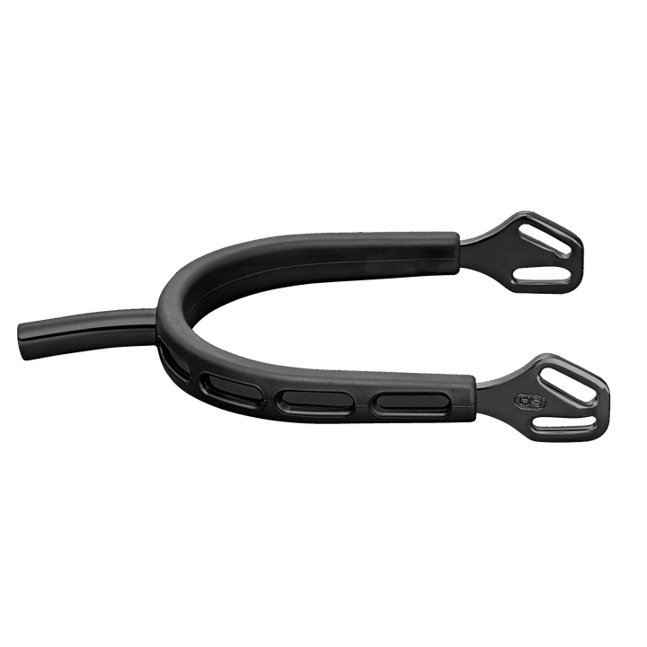 ULTRA fit EXTRA GRIP spurs "Black Series" with Balkenhol fastening - Stainless steel anthracite, 35 mm flat