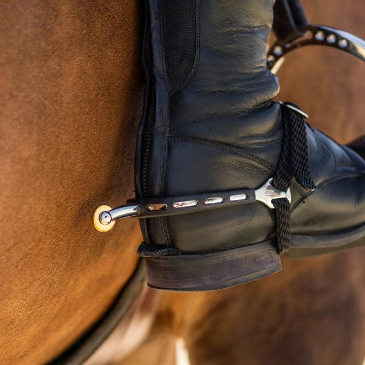 Ultra Fit Extra Grip Spurs With Balkenhol Fastening - Stainless Steel, 32 mm Rounded