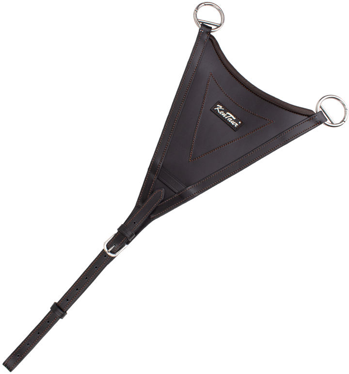 Bib martingale attachment with snap hook ring