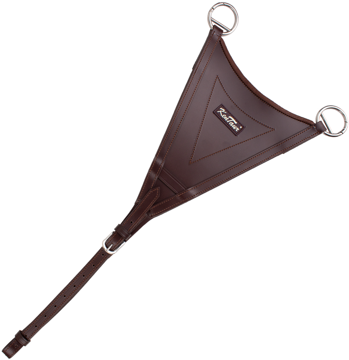 Bib martingale attachment with snap hook ring