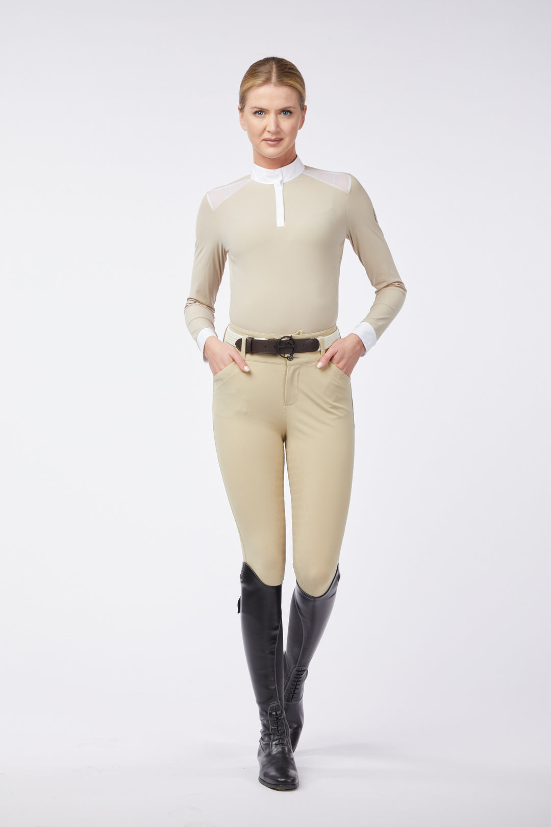 Moers polo shirt long sleeves
