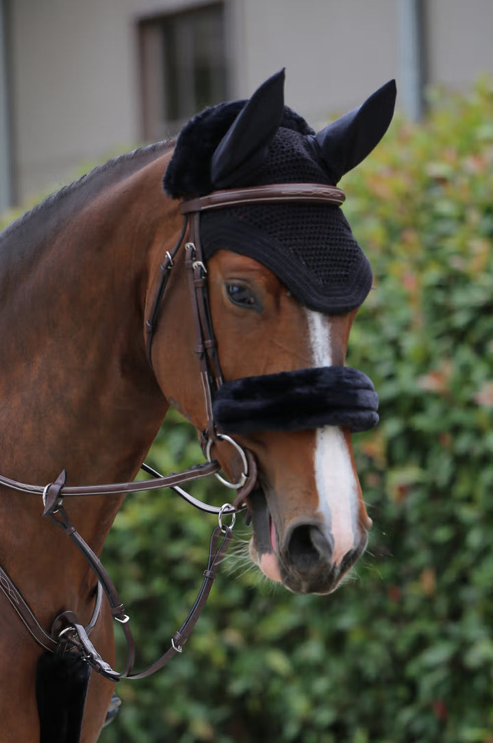 Sheepskin Noseband Cover