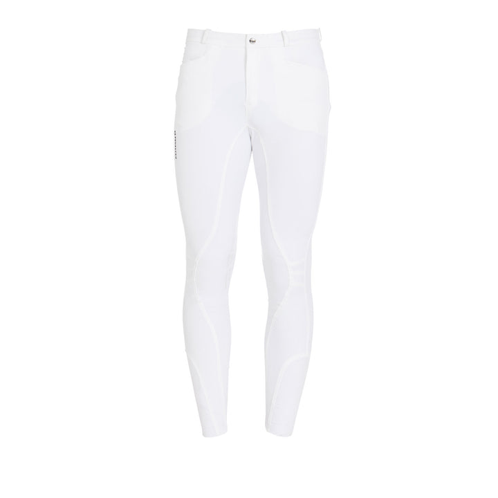 Knee grip breeches in technical fabric