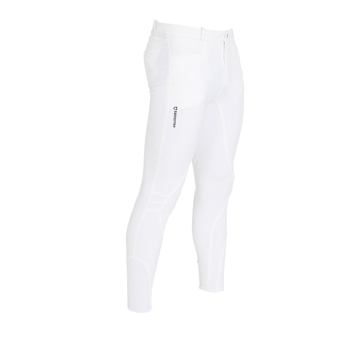 Knee grip breeches in technical fabric