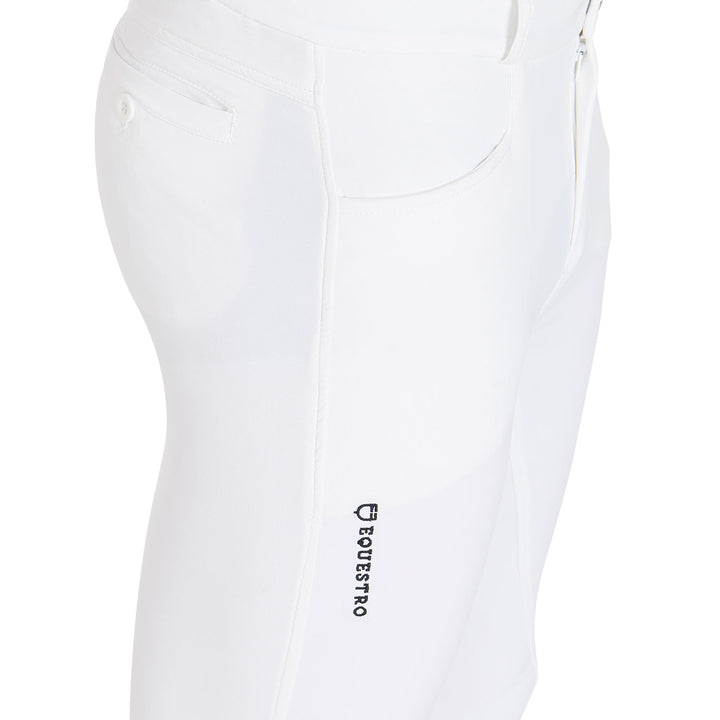 Knee grip breeches in technical fabric