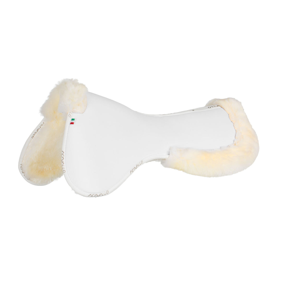 Close contact memory foam half pad full sheepskin