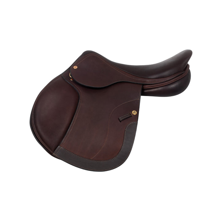 Roma jumping saddle wooden tree double leather