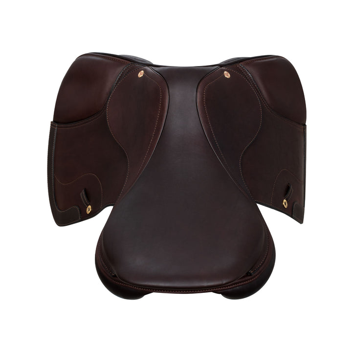 Roma jumping saddle wooden tree double leather