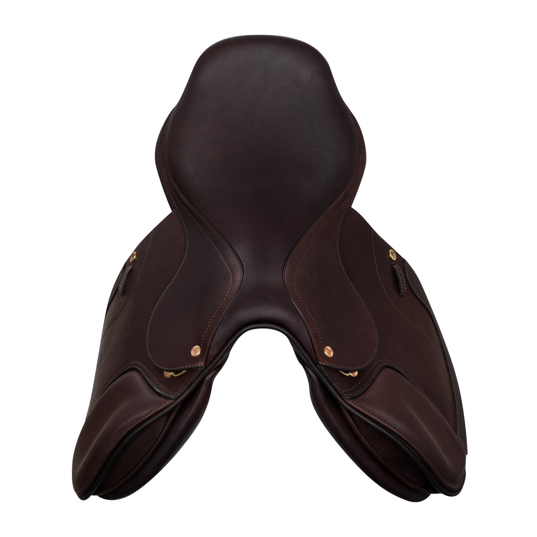 Roma jumping saddle wooden tree double leather
