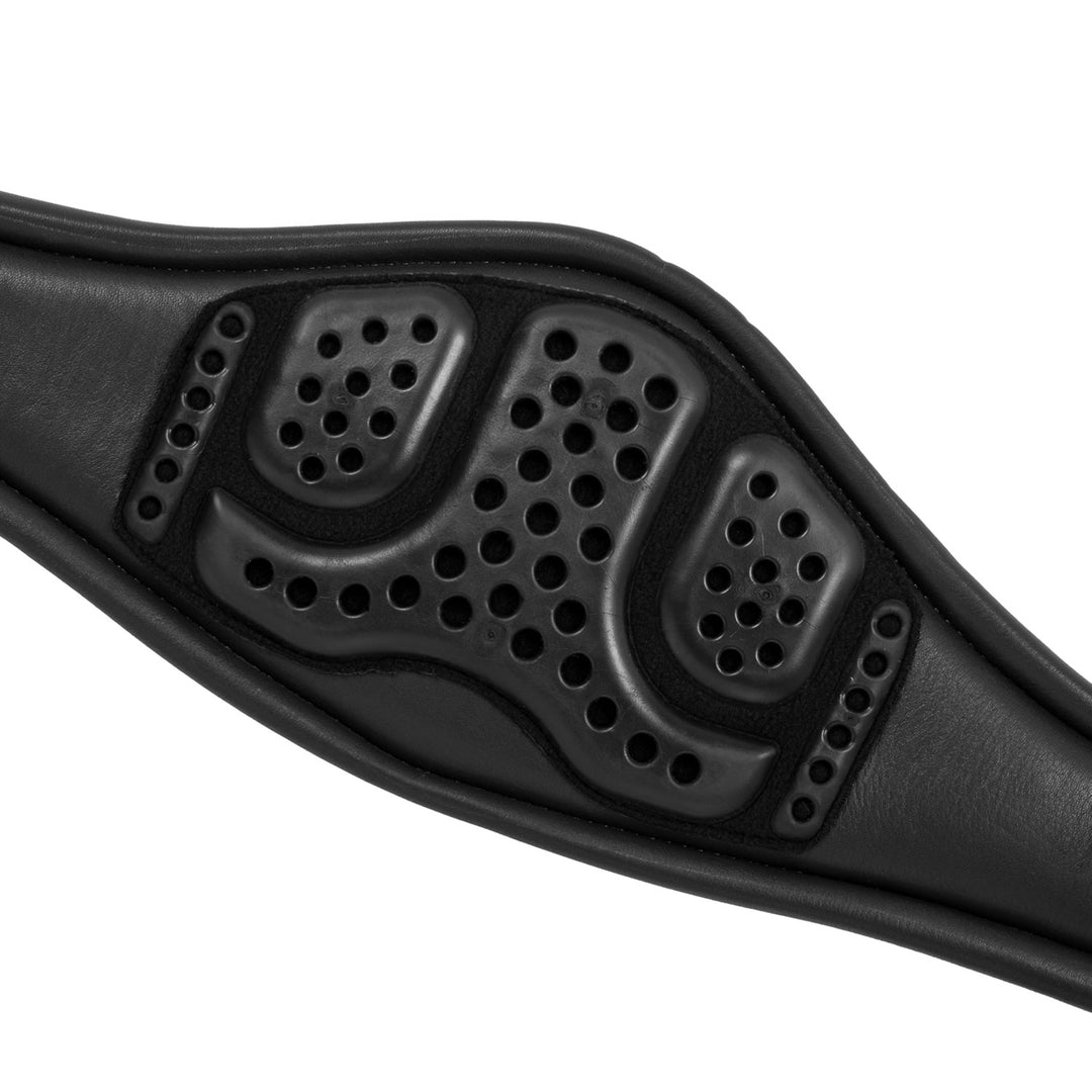 Anatomical jumping girth calfskin