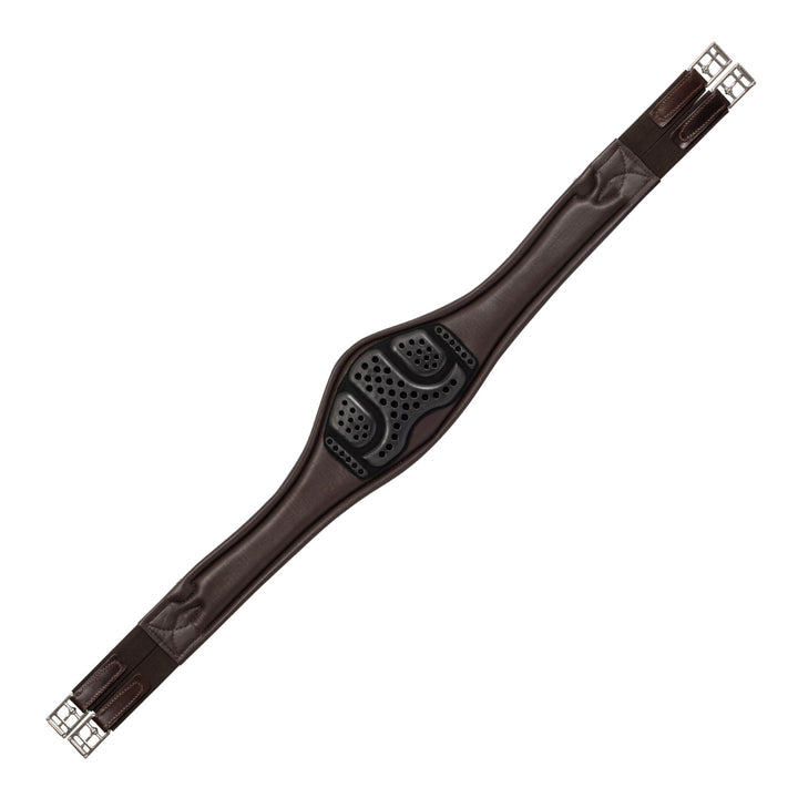 Anatomical jumping girth calfskin