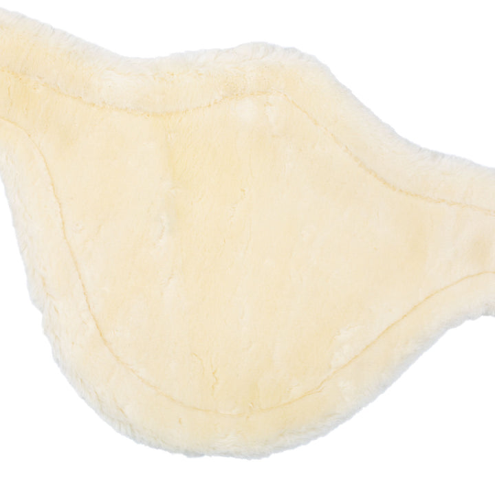 Jumping stud guard girth removable faux sheepskin