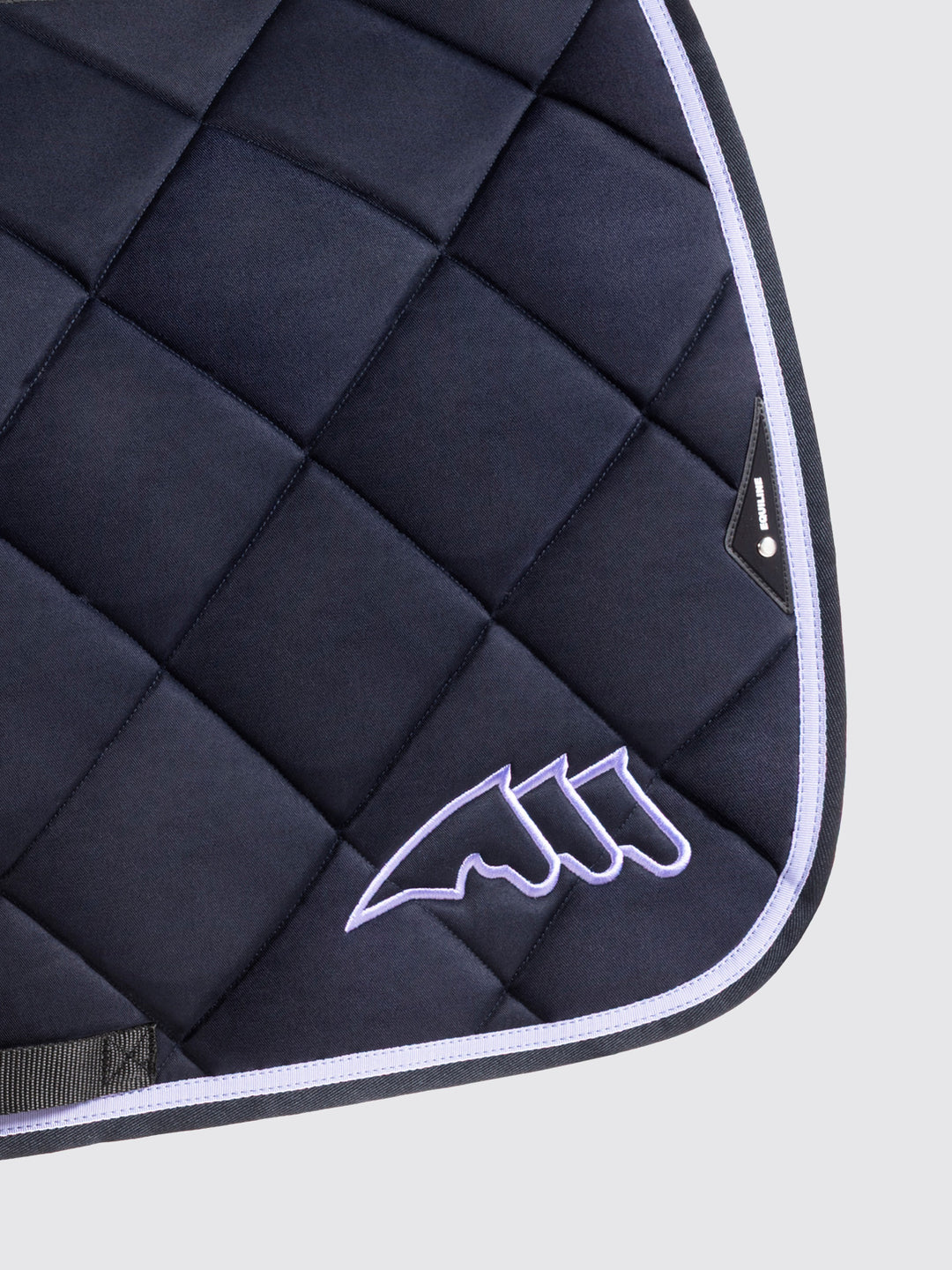 Eqchroma - Rombo Saddlepad And Ear Net Kit With Contrast Color Emboidered Logo