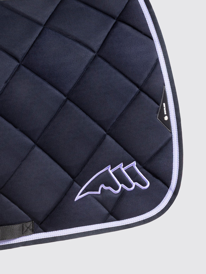 Eqchroma - Rombo Saddlepad And Ear Net Kit With Contrast Color Emboidered Logo