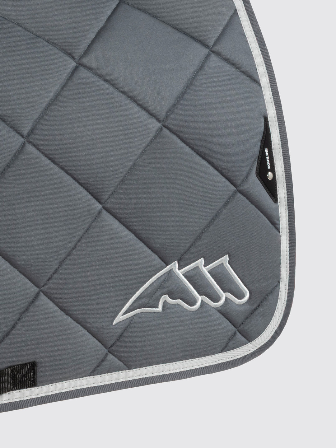 Eqchroma - Rombo Saddlepad And Ear Net Kit With Contrast Color Emboidered Logo