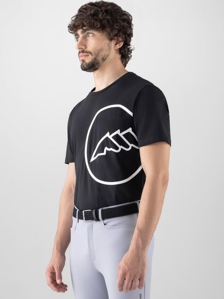 Caster - Equiline Man’S T-Shirt With Big Logo Printed