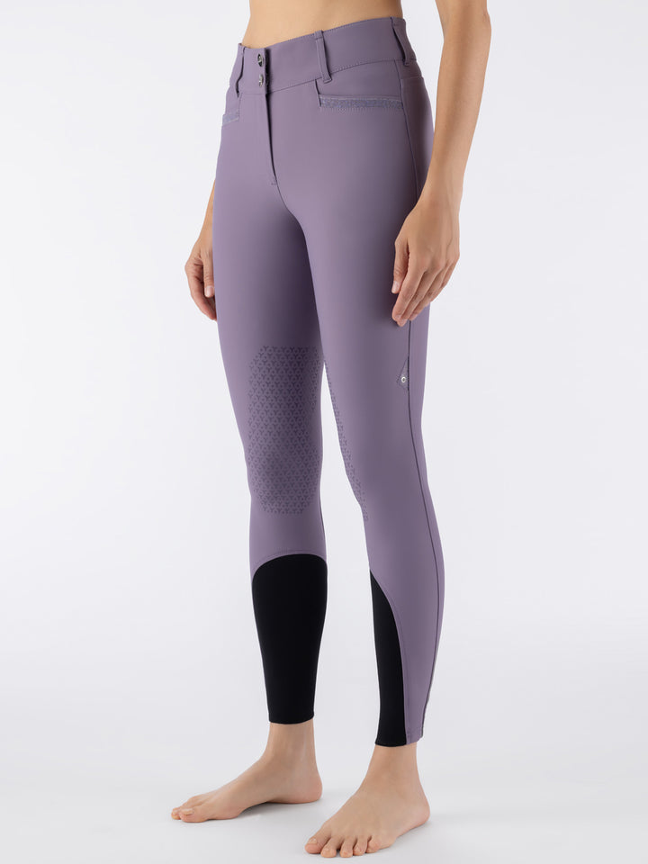 Eqcrystalek - Women'S High Waist Knee Grip Breeches