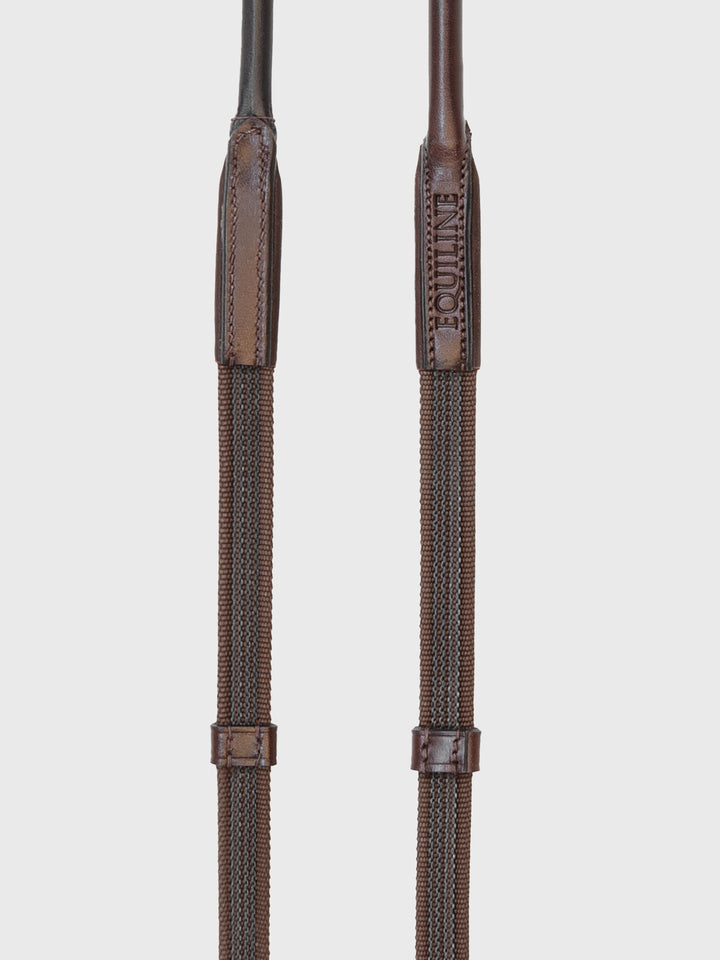 Tubolar Reins Leather 4/8"