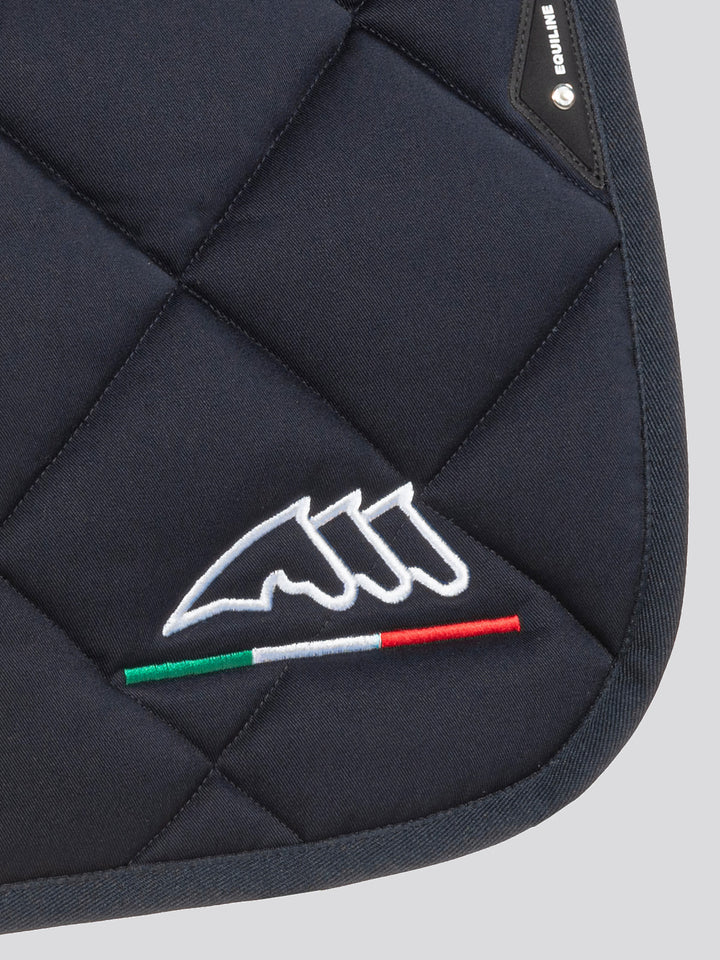 Rombo Logo It - Rombo Saddle Pad And Earnet Kit With Tricolor Logo