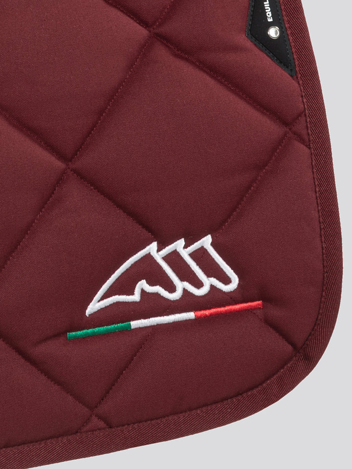 Rombo Logo It - Rombo Saddle Pad And Earnet Kit With Tricolor Logo