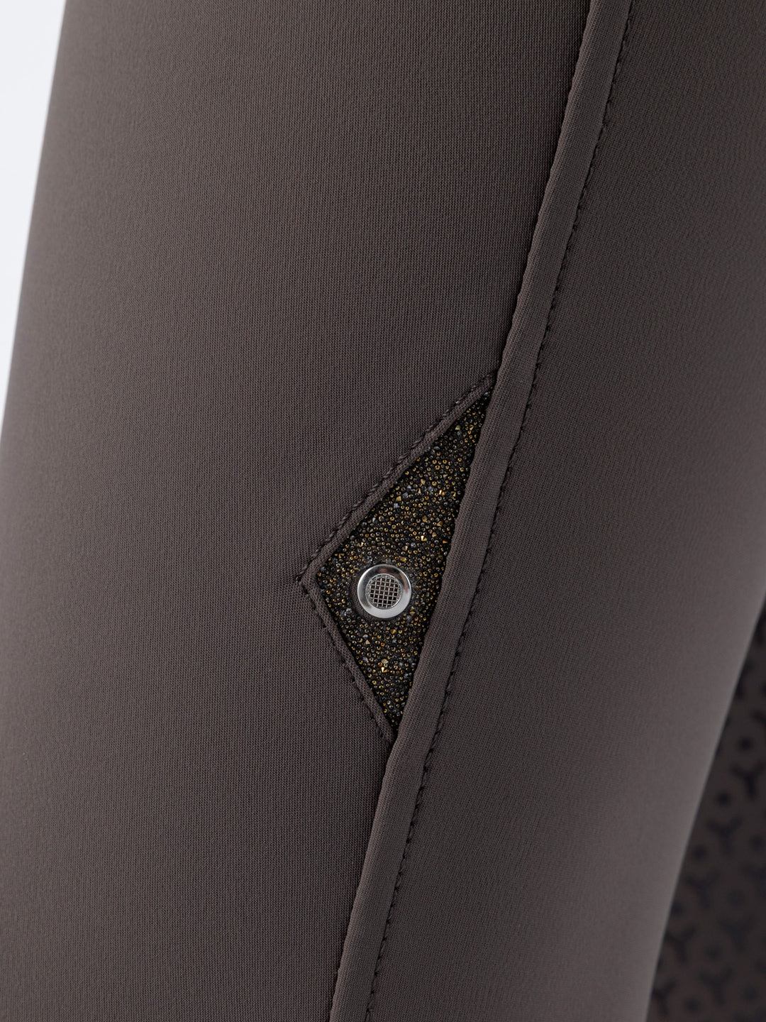 Crystalef - Women'S Equiline Full Grip High Waist Breeches With Crystal Fabric Inserts