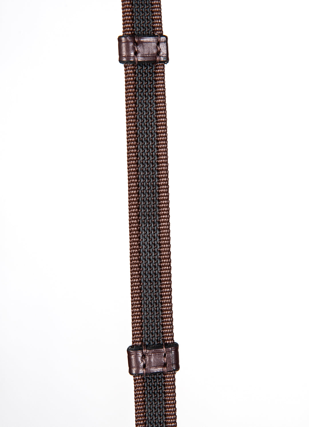 Leather Continental Antislip Reins With 7 Leather Stops And Martingale Stopper