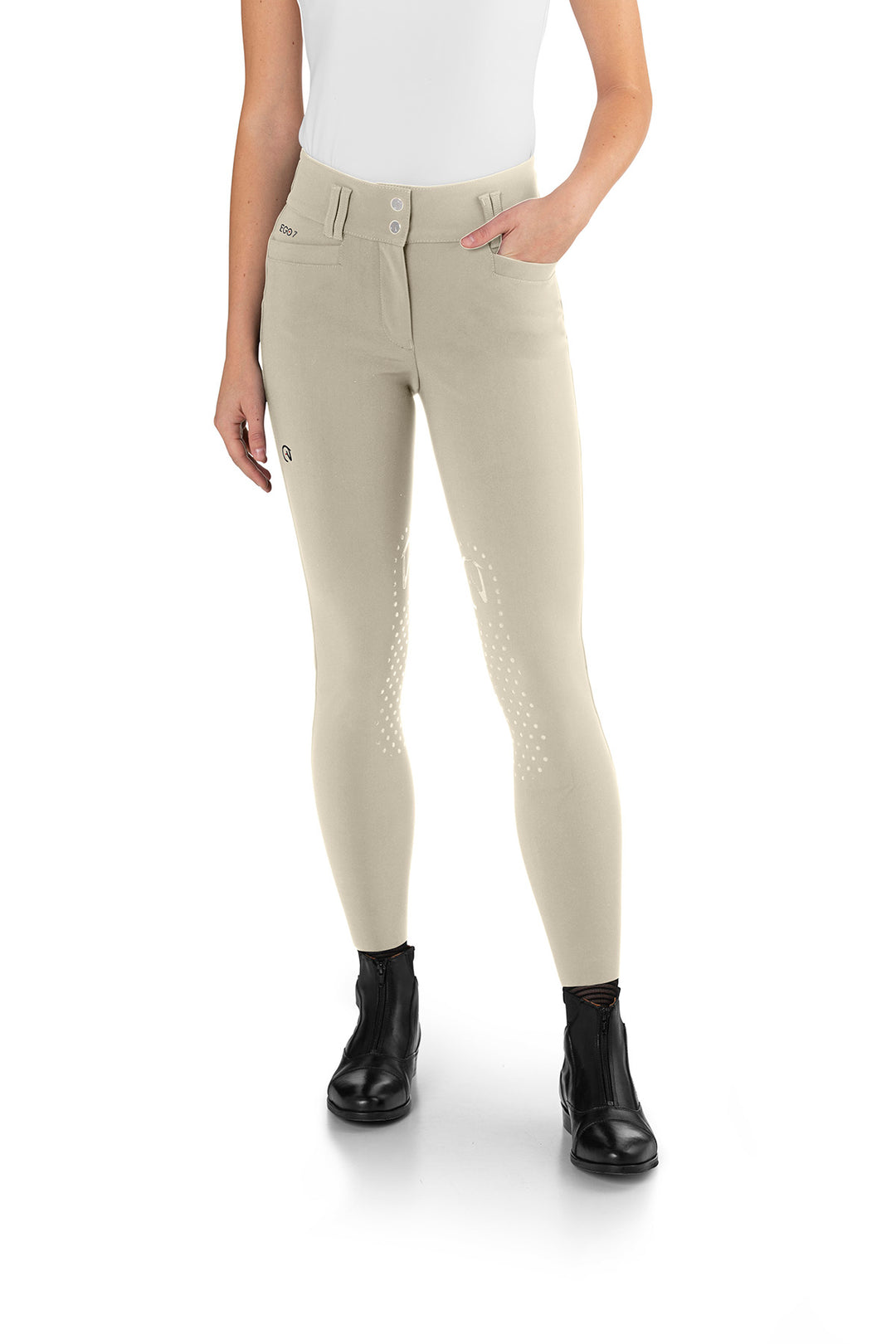 Jumping CA breeches knee grip