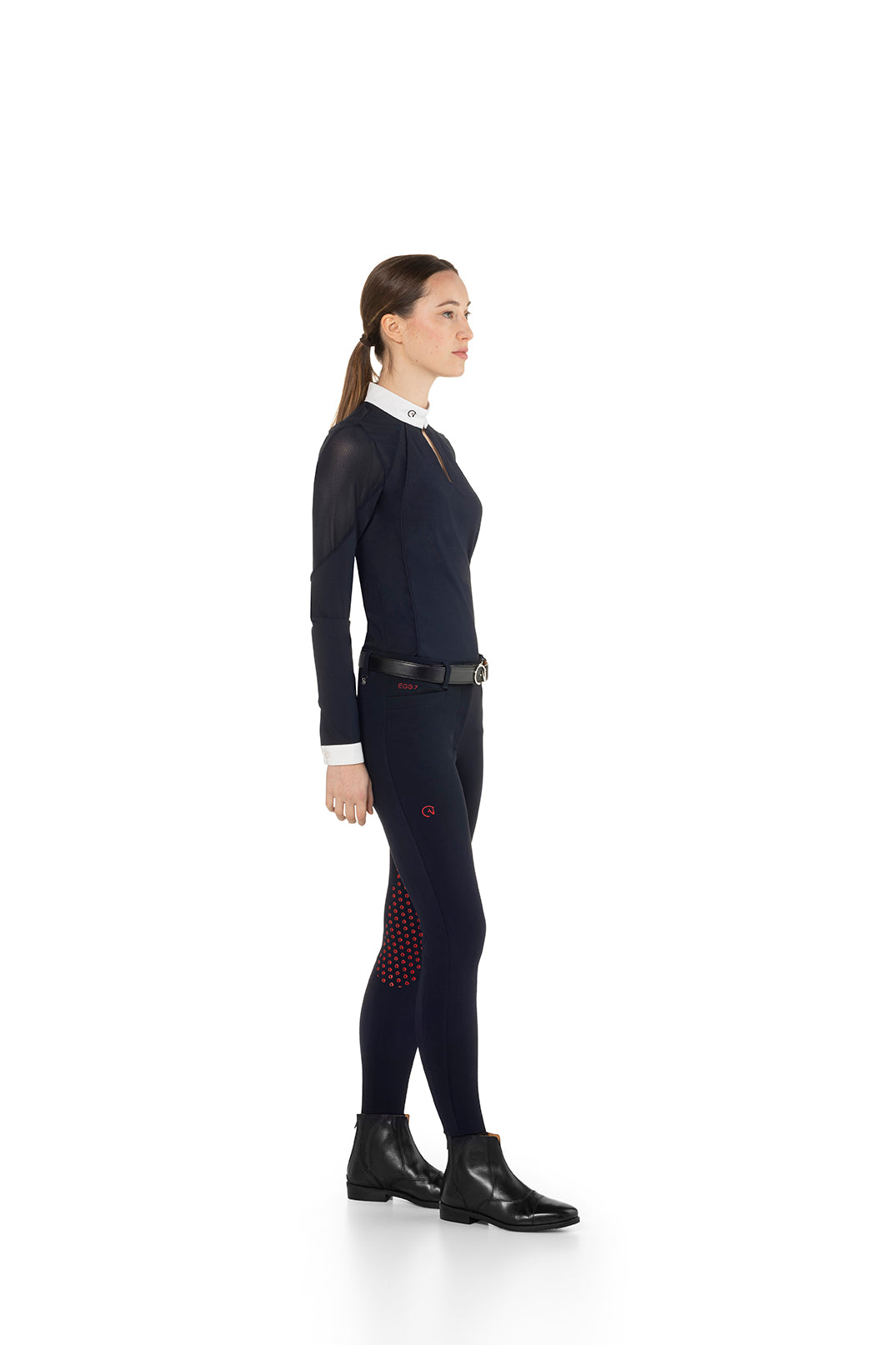 Jumping GI breeches knee grip