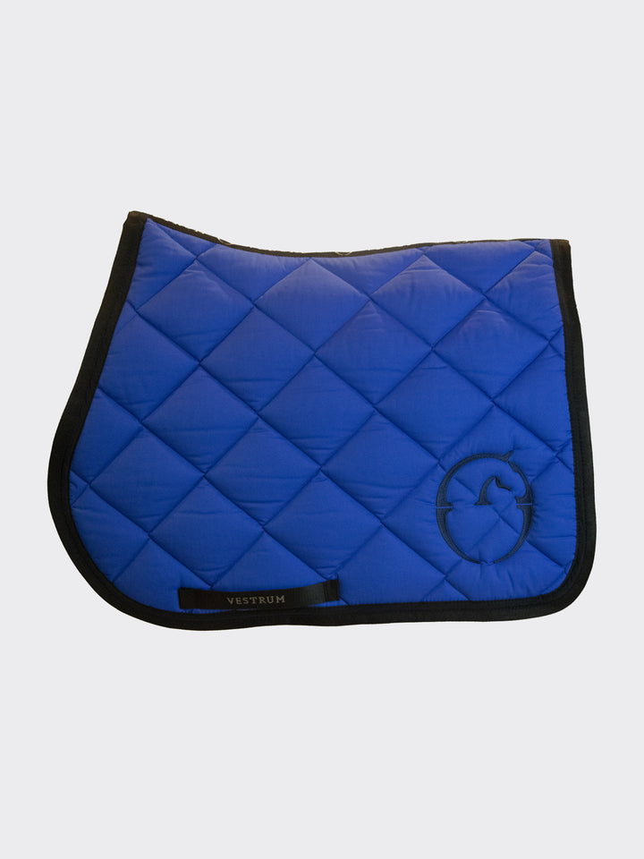 Bonn Saddle Pad & Augusta Ear Net - Ocean Blue