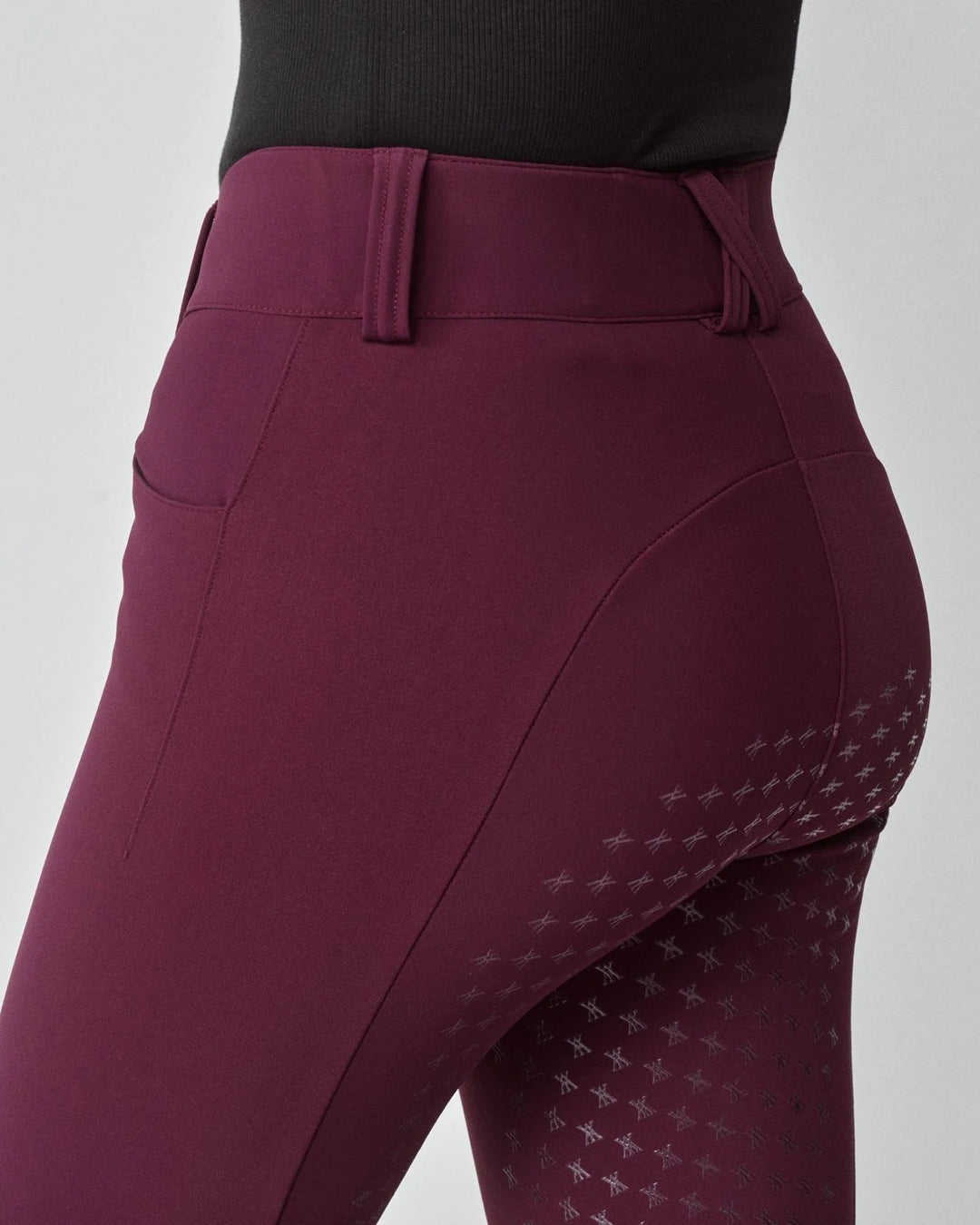 Compression performance riding breeches full grip