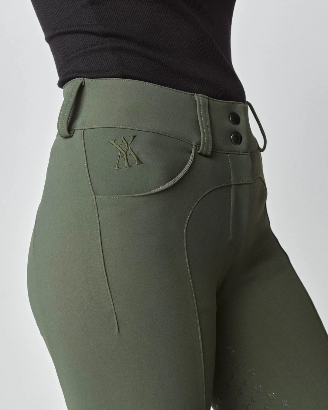 Compression performance riding breeches full grip