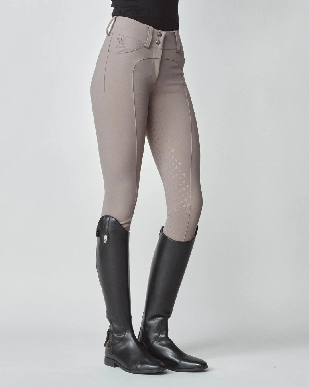 Compression performance riding breeches full grip