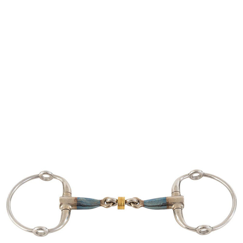 Sweet Iron eggbutt gag brass ring-16