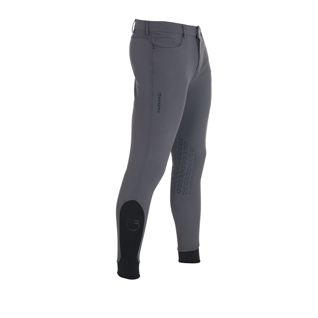 Slim fit breeches knee grip breeches with logo