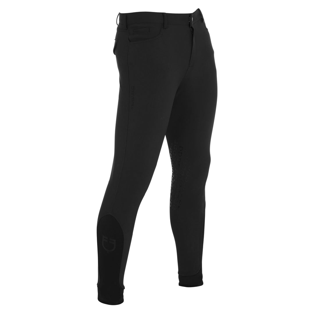 Slim fit breeches knee grip breeches with logo