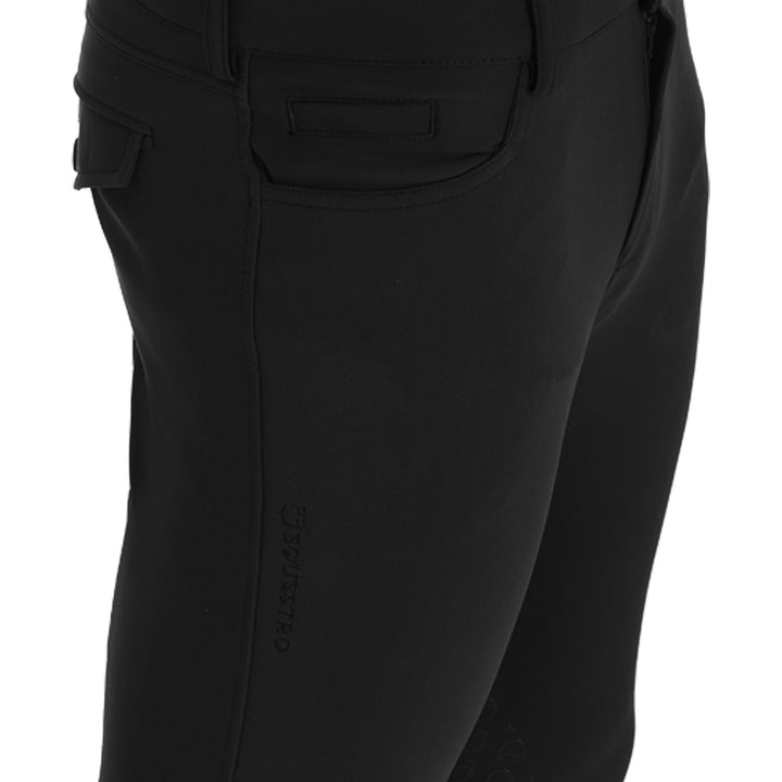 Slim fit breeches knee grip breeches with logo